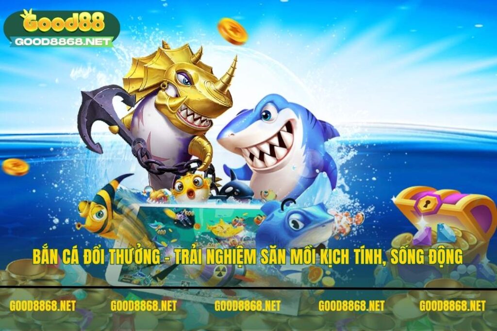 Bắn cá đổi thưởng - Trải nghiệm săn mồi kịch tính, sống động