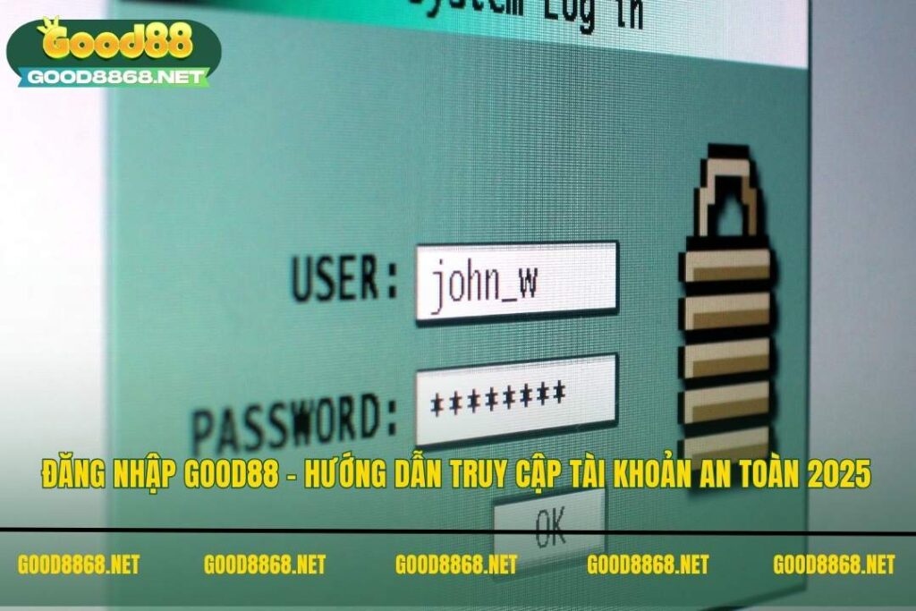 Đăng nhập Good88 – Hướng dẫn truy cập tài khoản an toàn 2025