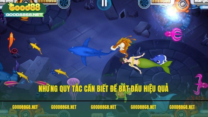 Những quy tắc cần biết để bắt đầu hiệu quả của game bắn cá H5